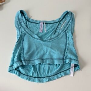 Free People Teal Tank Top